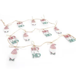 6' Gnome & "Ho Ho Ho" Garland