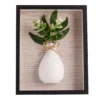 Vase & Greenery Framed Decor
