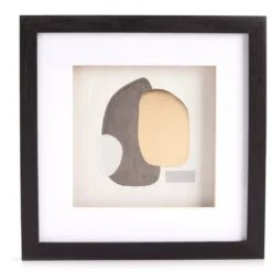 Abstract Foiling Framed Art, (10" X 10")