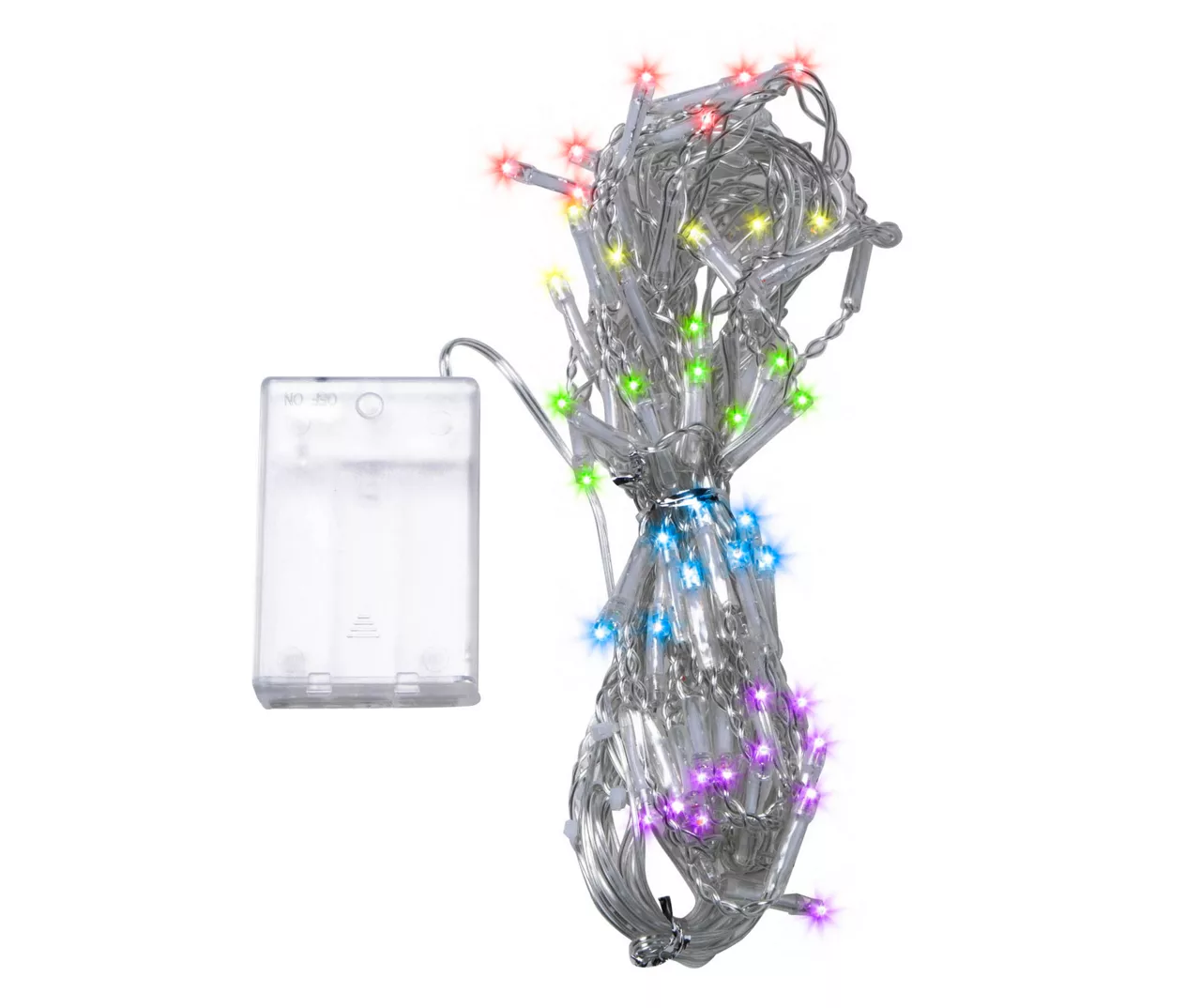 Glow-Up Rainbow LED Curtain Light Set, (2.8' X 2.13') - Image 3