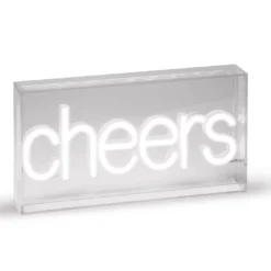 Glow-Up "Cheers" Acrylic LED Box Light