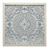 Blue Tile Medallion 2-Piece Framed Art Decor Set