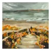 Pathway To Beach Art Canvas, (24" X 24")