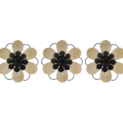 3D Flower 3-Piece Wall Art Set