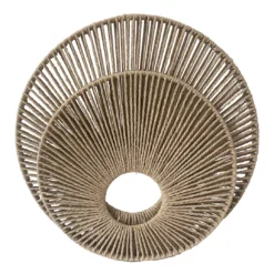 Round Rope 2-Piece Wall Decor Set