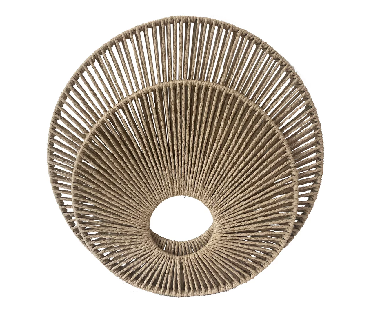 Round Rope 2-Piece Wall Decor Set