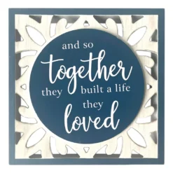 "A Life They Loved" Cut-Out Box Plaque