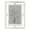 Gray Botanical Cut-Out Border Wall Art, (12" X 15.8")