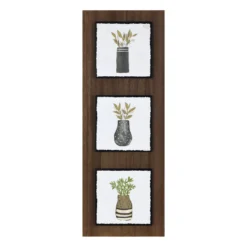Leaf Mix Trio Print Wall Decor