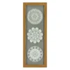 Silkscreen Doilies Framed Glass Wall Decor