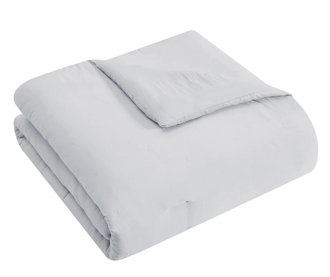 Light Gray Stitch-Tufted Comforter Set - Image 4