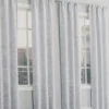 Kellie Silver Room-Darkening 4-Piece Rod Pocket Curtain Panel Set, (84")