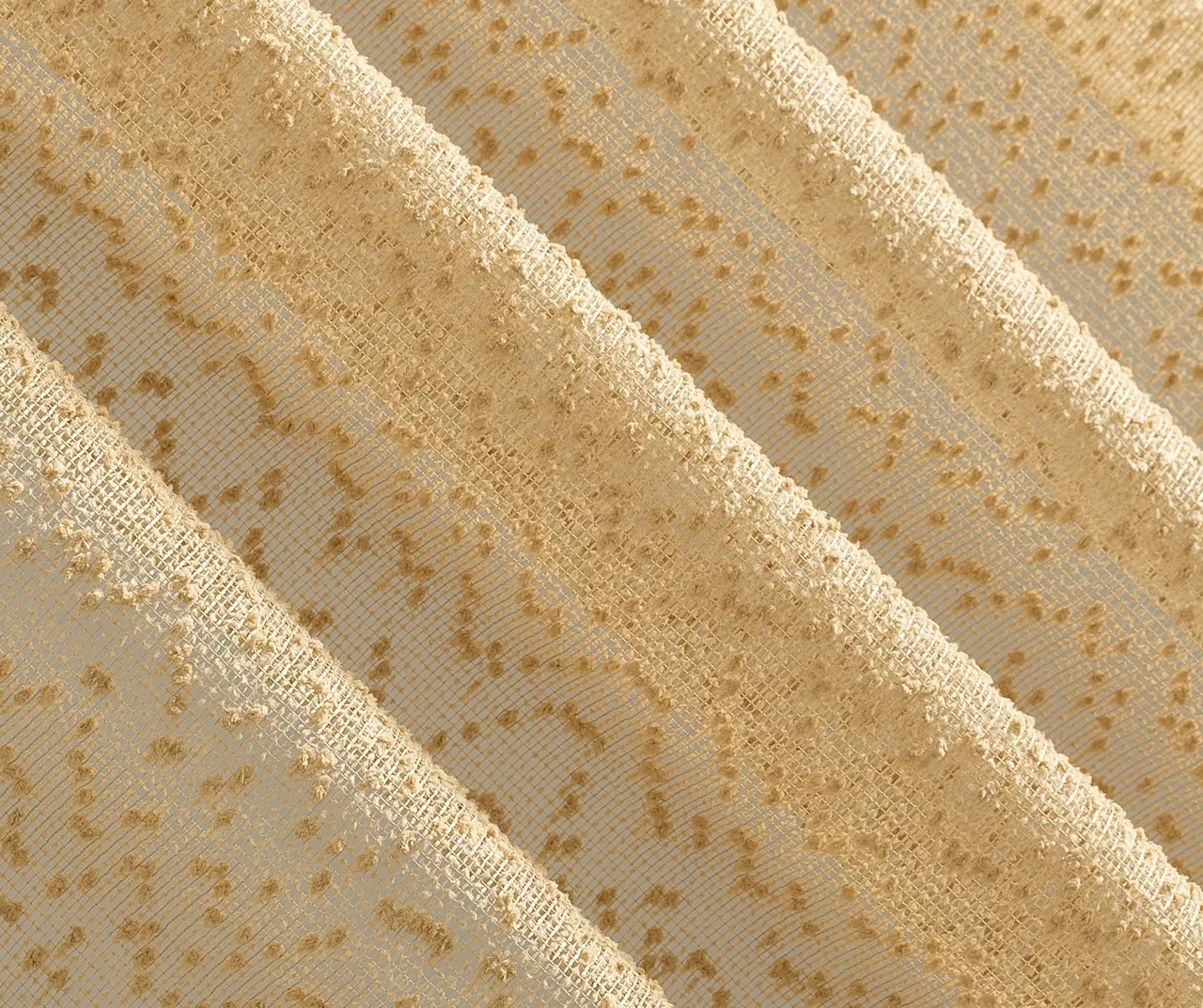 Tinsley Gold Boucle Light-Filtering Rod Pocket Curtain Panel, (84") - Image 6