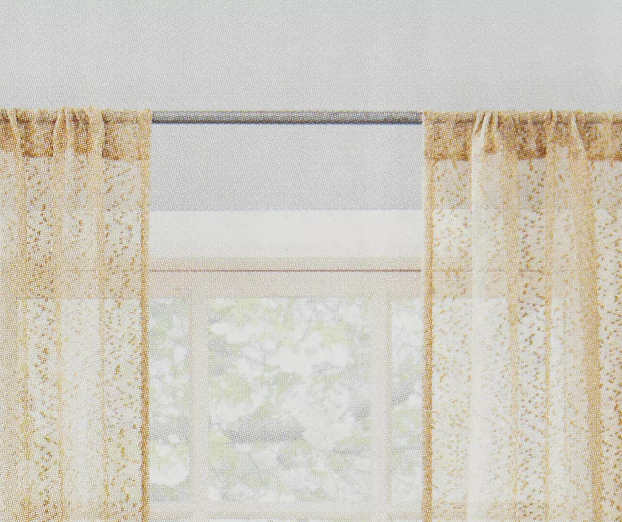 Tinsley Gold Boucle Light-Filtering Rod Pocket Curtain Panel, (84") - Image 2