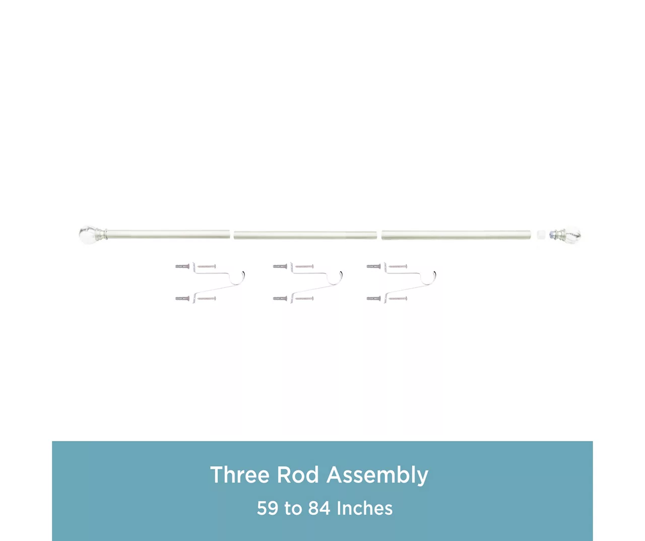 Kenney Marble 1" Adjustable Curtain Rod - Image 14