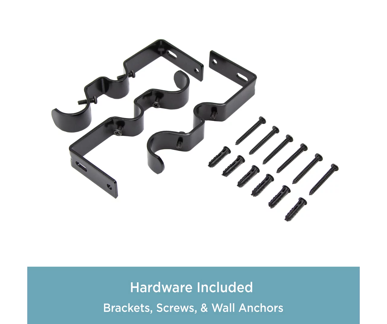 Kenney Mission 1" Adjustable Double Curtain Rod - Image 6