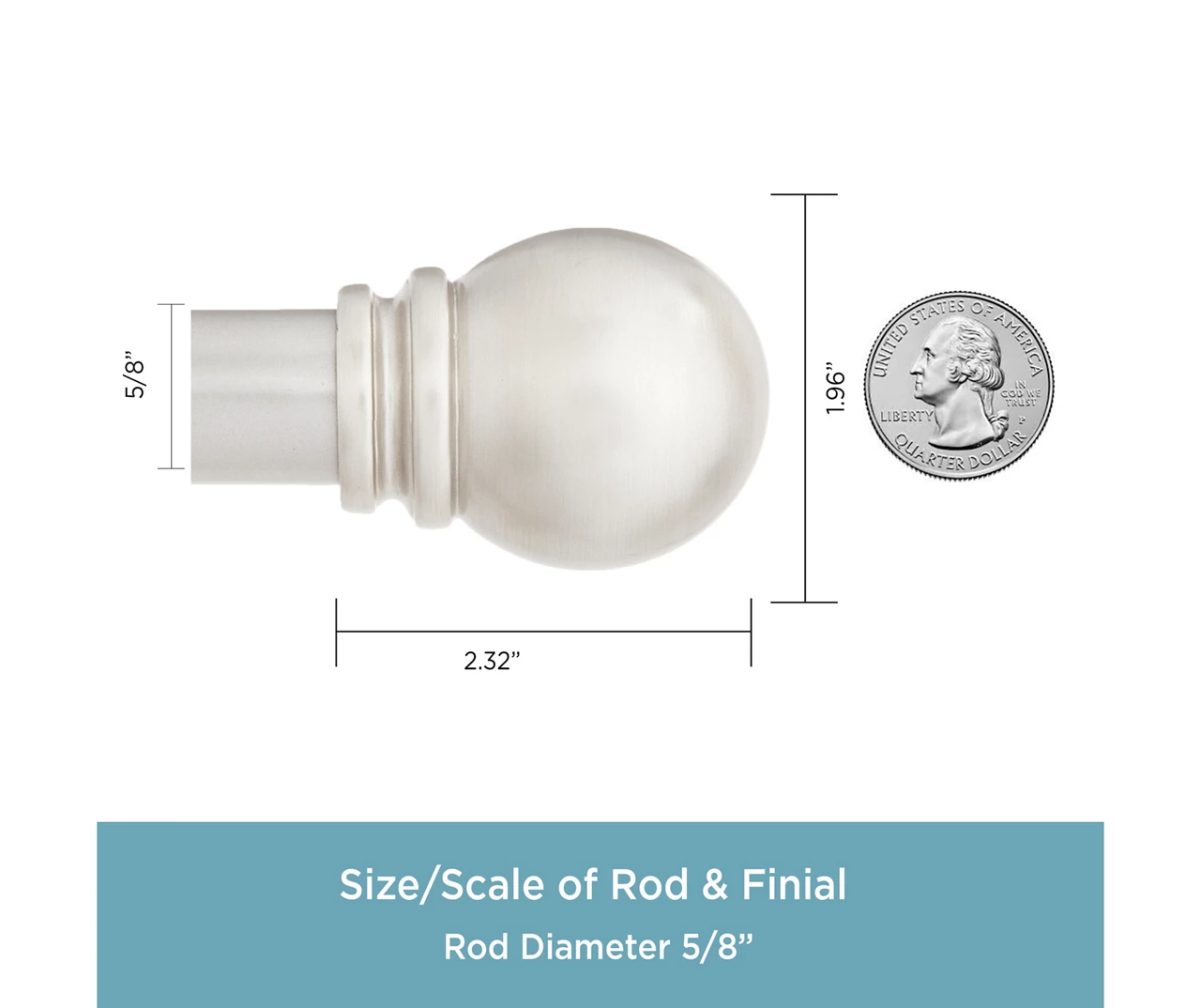 Kenney Hamlin 1" Adjustable Curtain Rod - Image 10