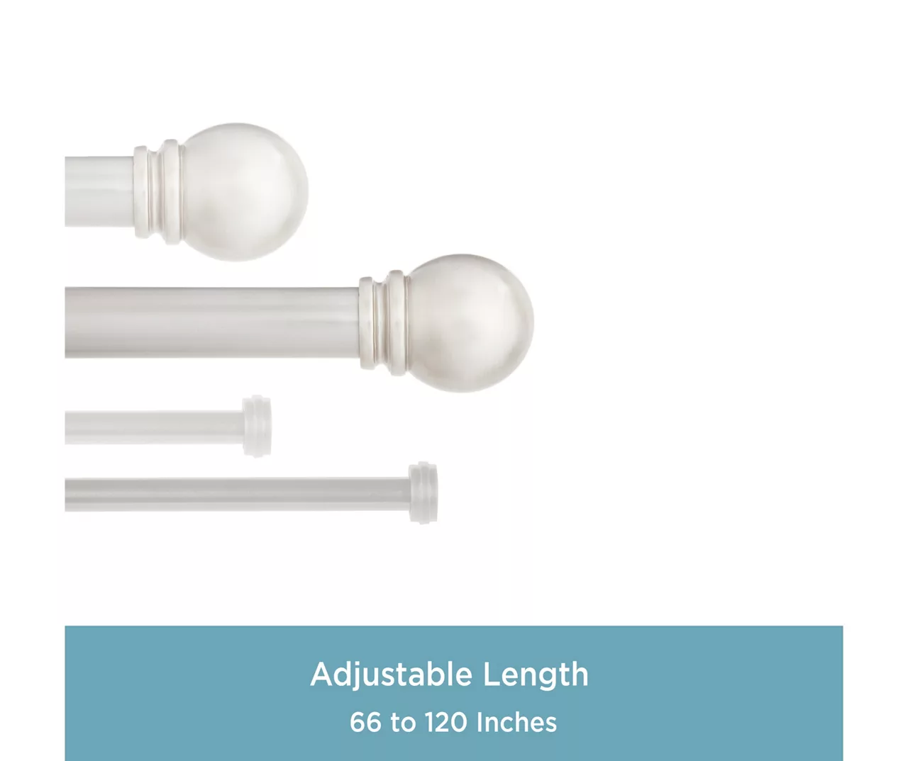 Kenney Hamlin 1" Adjustable Curtain Rod - Image 11