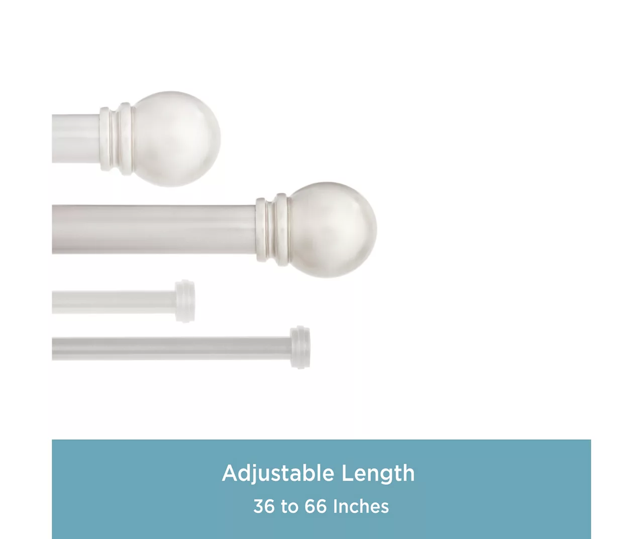 Kenney Hamlin 1" Adjustable Curtain Rod - Image 7