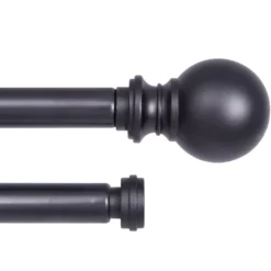 Kenney Wakefield Adjustable Double Curtain Rod