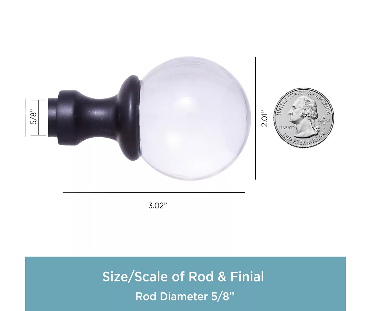 Kenney Finley 5/8" Adjustable Curtain Rod - Image 13