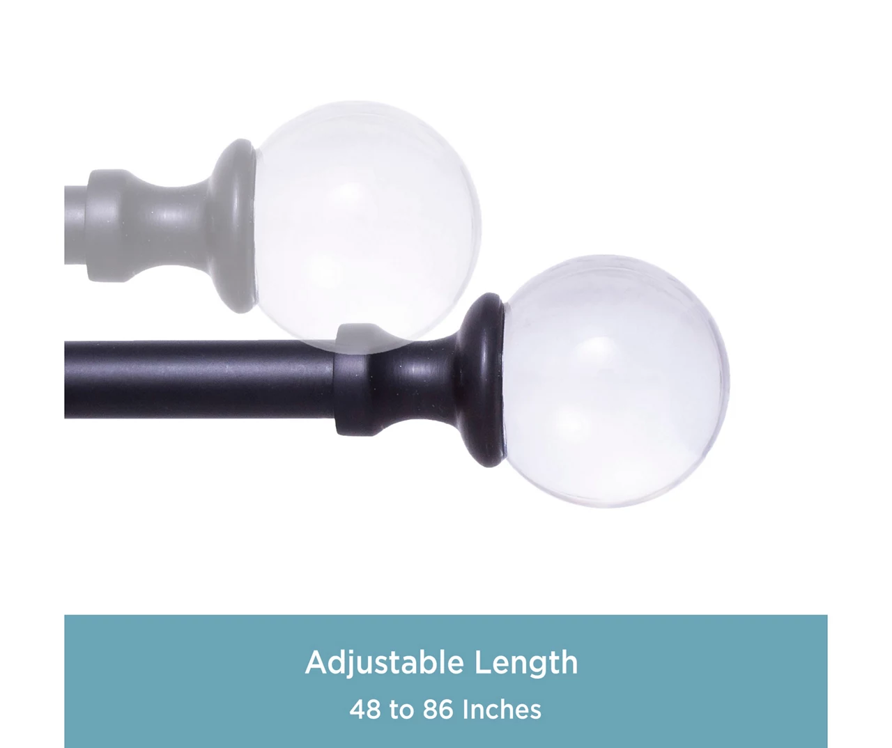 Kenney Finley 5/8" Adjustable Curtain Rod - Image 10