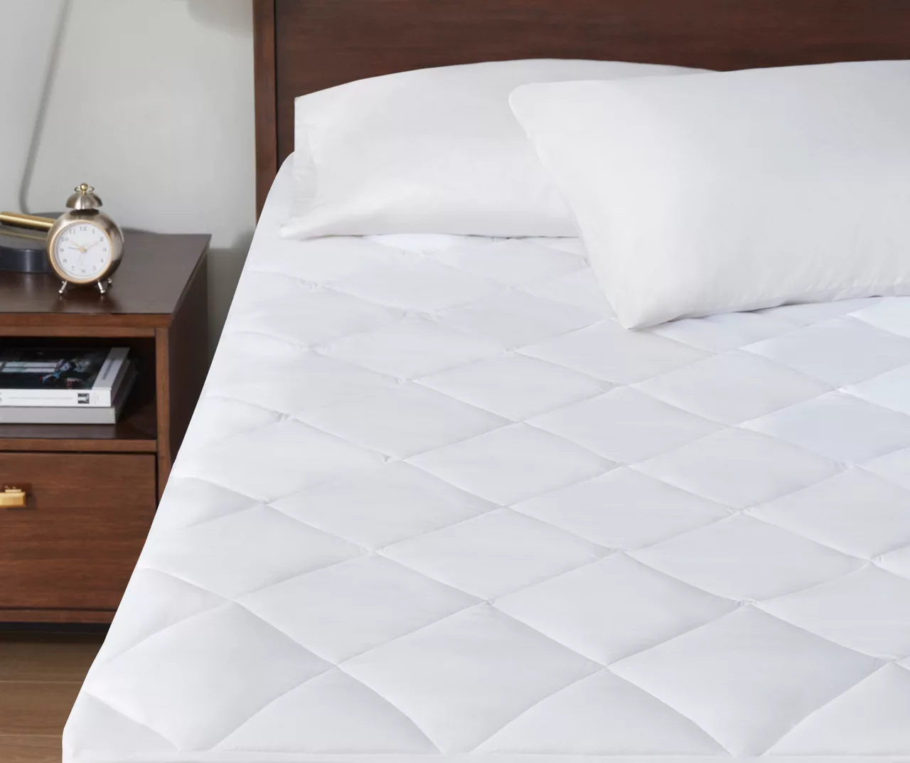 White Energy Recovery Waterproof Mattress Pad - Image 3