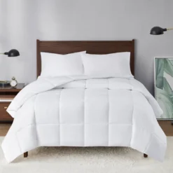 White Energy Recovery Waterproof Down-Alternative Comforter