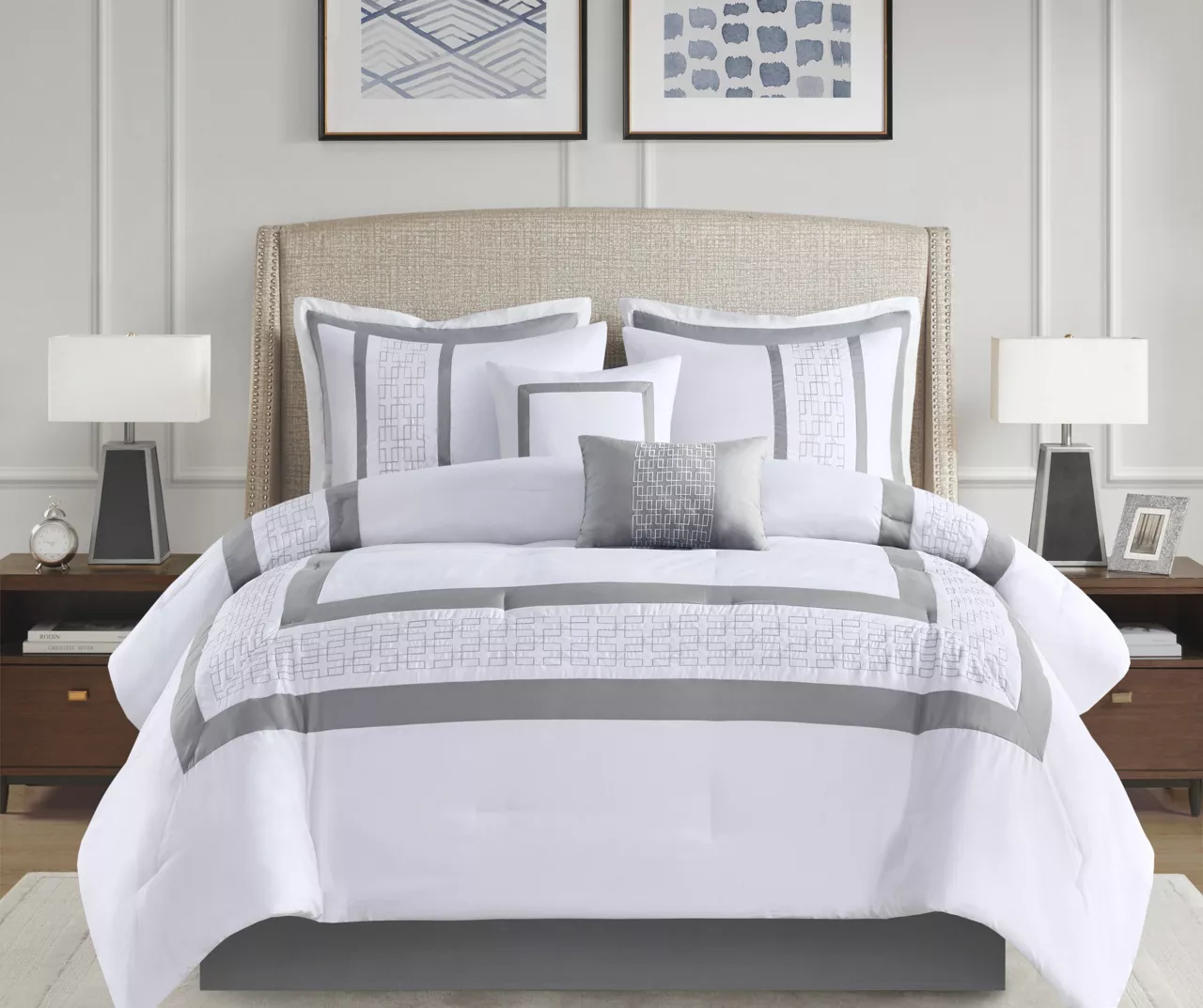 Elmore Bordered Comforter Set - Image 2