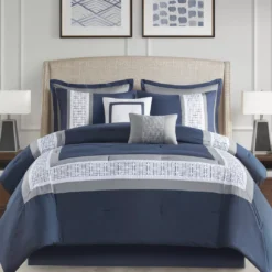 Elmore Bordered Comforter Set