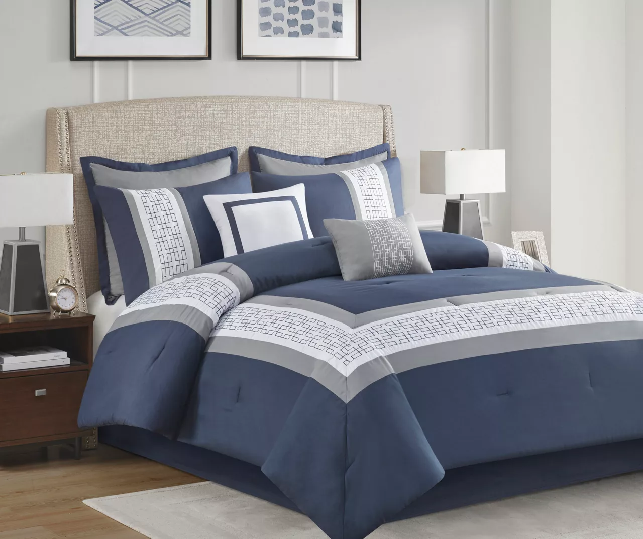 Elmore Bordered Comforter Set - Image 4