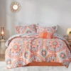 Nepal Coral Medallion King 9-Piece Comforter Set
