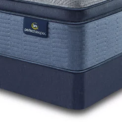 Broyhill By Serta Firm Twin XL Mattress & Low Profile Box Spring Set, ICollection Perfect Sleeper Springdale Pillow Top