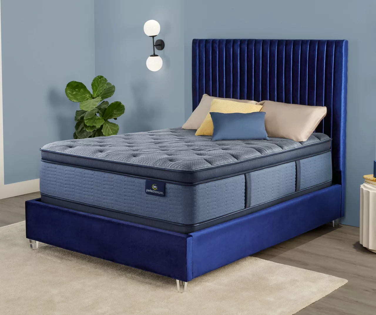 Broyhill By Serta Springdale Queen Firm Mattress & Box Spring Set, ICollection Perfect Sleeper Pillow Top