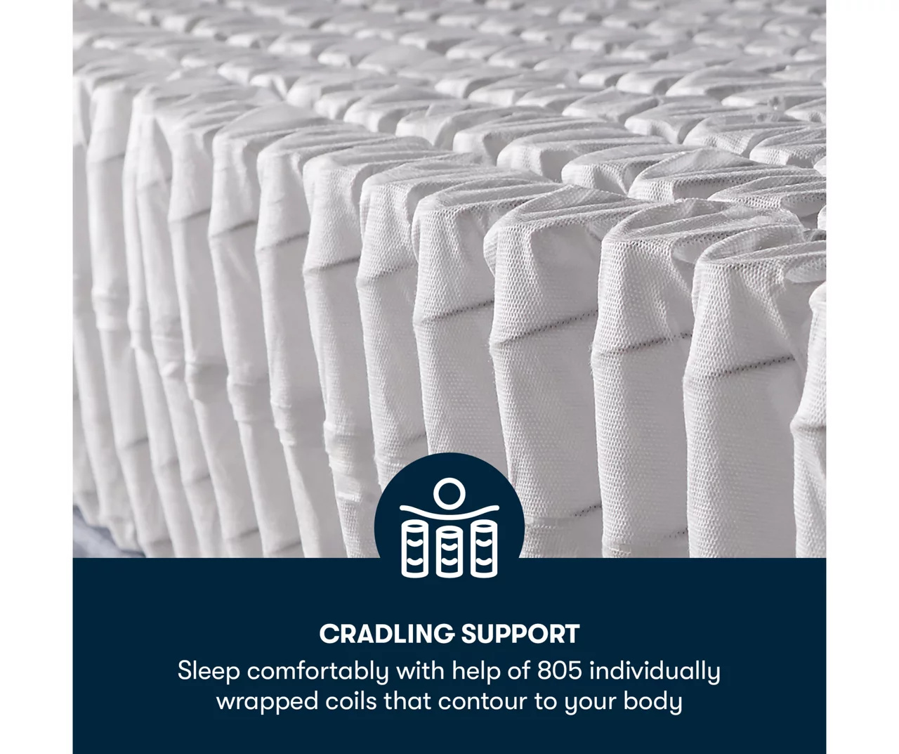 Serta Danielsville California King Plush Mattress & Low Profile Box Spring Set - Image 10