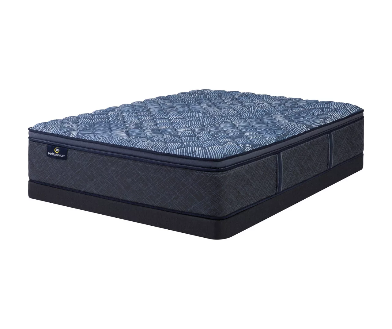 Serta Perfect Sleeper Oasis Sleep 14.5" California King Firm Pillow Top Mattress & Low Profile Box Spring Set