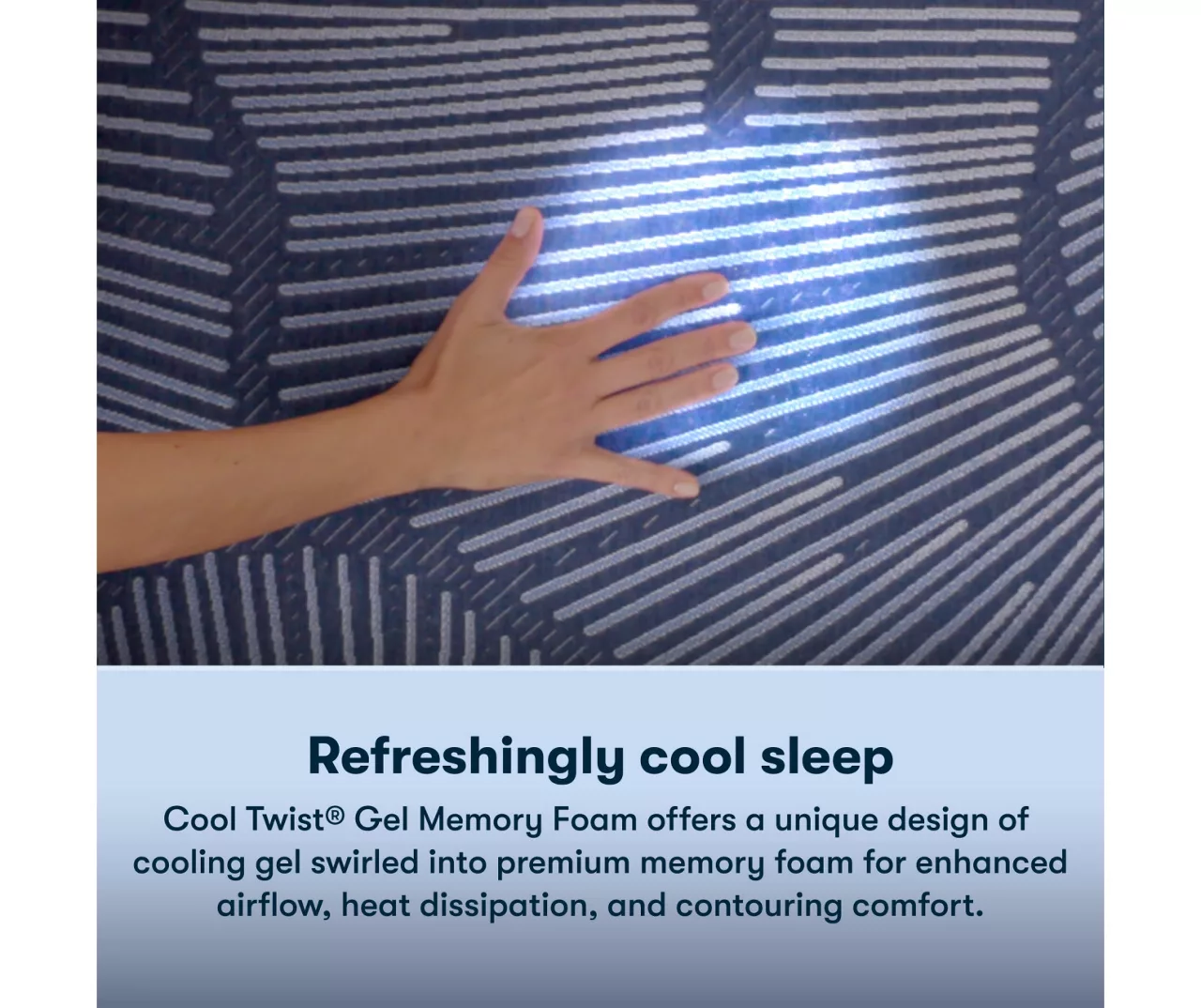 Serta Perfect Sleeper Pacific Peace Hybrid 12" Twin XL Medium Mattress & Low Profile Box Spring Set - Image 3