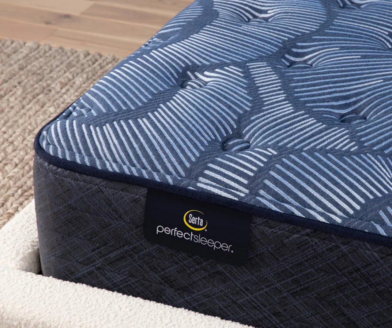 Serta Perfect Sleeper Oasis Sleep 13.25" Twin Plush Mattress & Low Profile Box Spring Set - Image 8