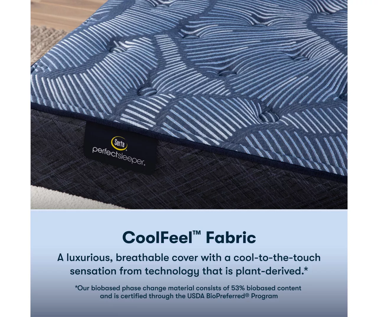 Serta Perfect Sleeper Oasis Sleep 13.25" Full Plush Mattress & Low Profile Box Spring Set - Image 7