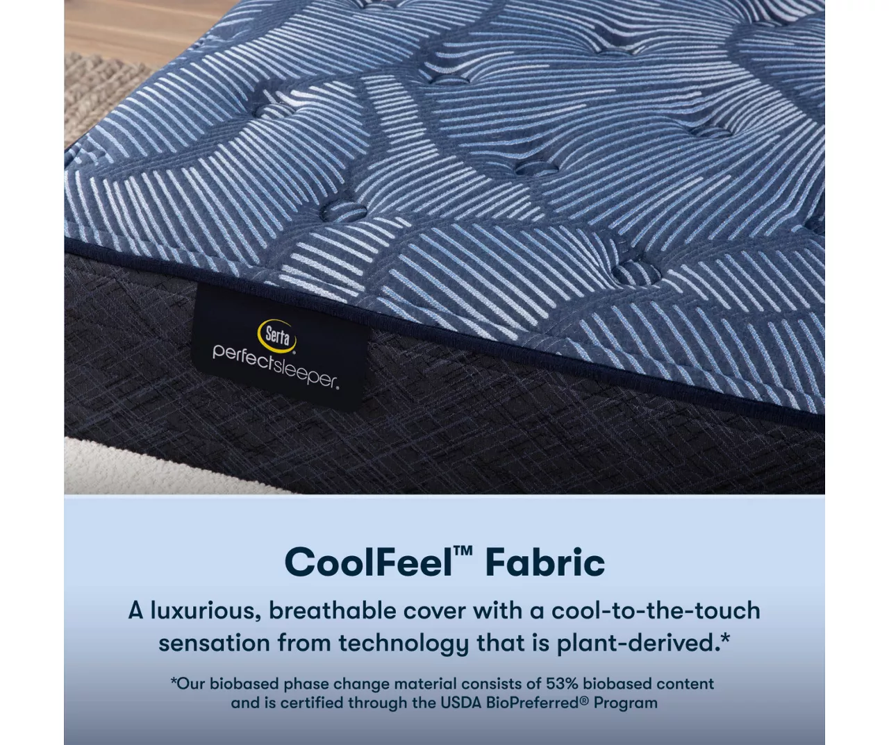 Serta Perfect Sleeper Oasis Sleep 13.25" California King Plush Mattress & Box Spring Set - Image 5