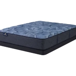 Serta Perfect Sleeper Oasis Sleep 13.25" California King Plush Mattress & Low Profile Box Spring Set