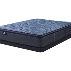 Serta Perfect Sleeper Oasis Sleep 15" Twin Plush Pillow Top Mattress & Low Profile Box Spring Set