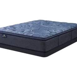 Serta Perfect Sleeper Oasis Sleep 15" King Plush Pillow Top Mattress & Low Profile Box Spring Set