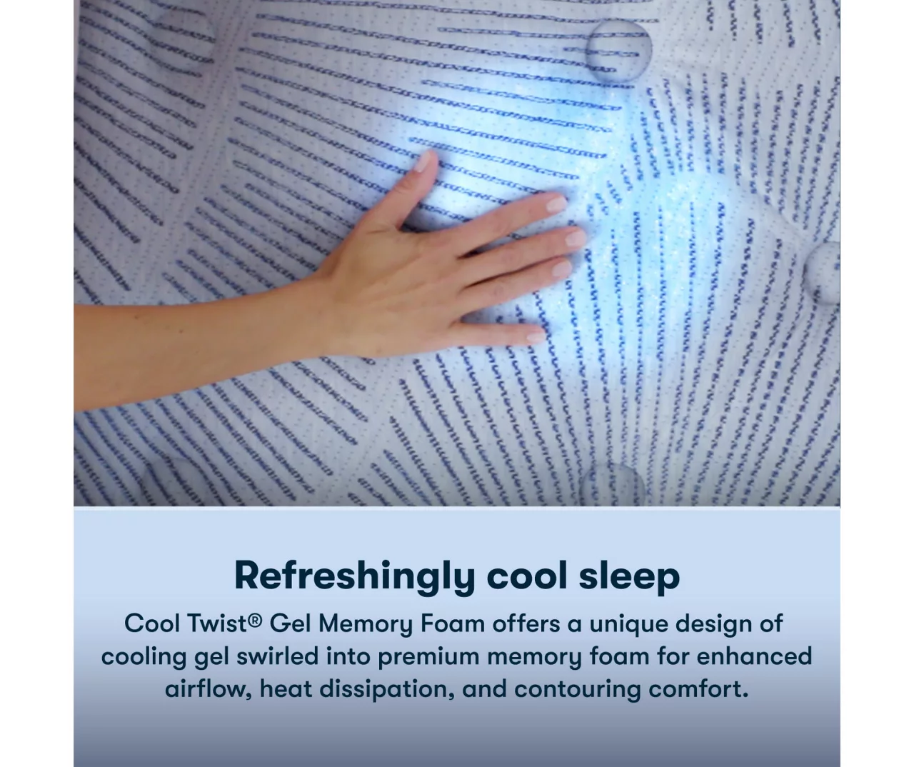 Serta Perfect Sleeper Nurture Night 12" Twin Firm Mattress & Low Profile Box Spring Set - Image 4