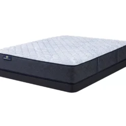 Serta Perfect Sleeper Nurture Night 12" Queen Firm Mattress & Low Profile Box Spring Set