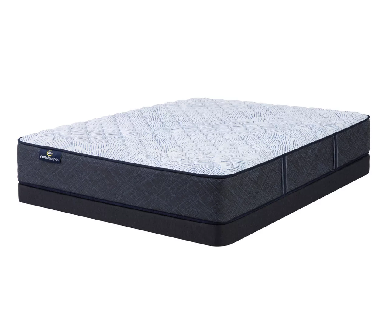 Serta Perfect Sleeper Nurture Night 12" California King Firm Mattress & Low Profile Box Spring Set