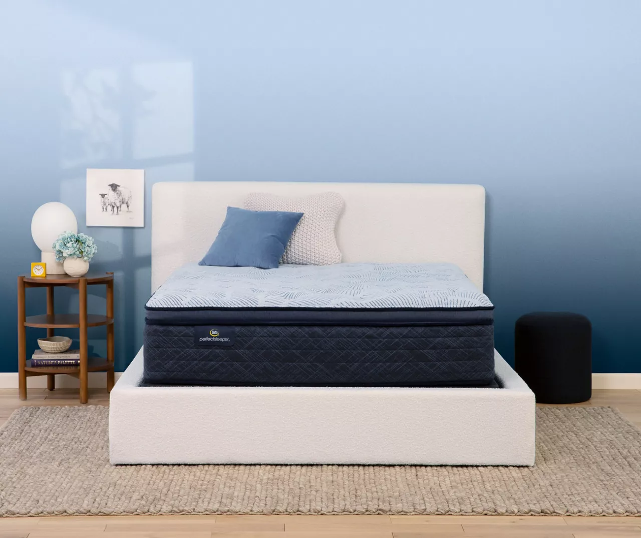 Serta Perfect Sleeper Nurture Night 14.5" Twin XL Plush Pillow Top Mattress & Box Spring Set - Image 2