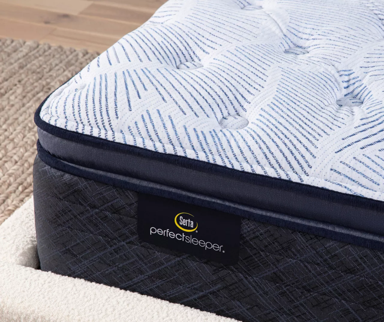 Serta Perfect Sleeper Nurture Night 14.5" Twin XL Plush Pillow Top Mattress & Box Spring Set - Image 3