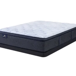 Serta Perfect Sleeper Nurture Night 14.5" Twin XL Plush Pillow Top Mattress & Low Profile Box Spring Set