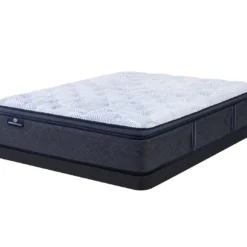 Serta Perfect Sleeper Nurture Night 14.5" California King Plush Pillow Top Mattress & Low Profile Box Spring Set
